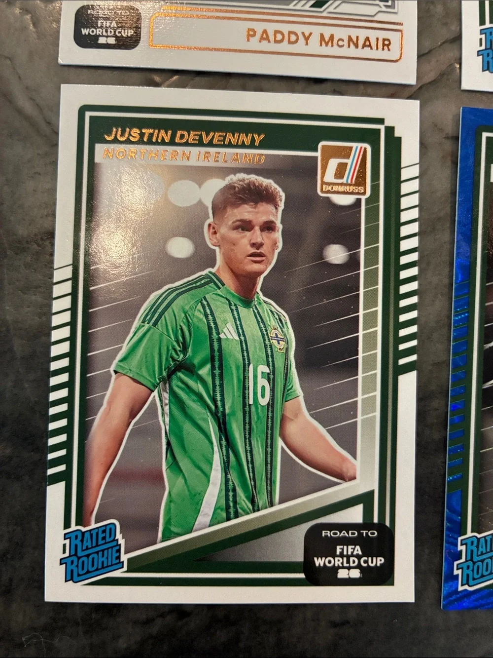 Russ Elite Series Northern Ireland Soccer Cards - Green & Blue Accents